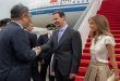 President al-Assad and First Lady, Mrs. Asma, start a visit to People’s Republic of China