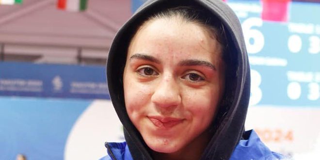 Syrian table tennis player Hend Zaza qualifies for Asian Youth Olympics semi-finals
