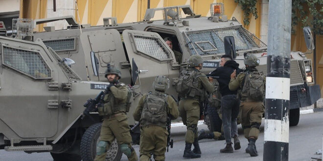 Occupation forces arrest 9 Palestinians in the West Bank