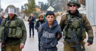 Ocupante israelí arrestó a 260 menores de edad palestinos desde principios de 2023