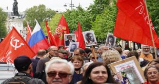 Celebran en París victoria de Rusia sobre el nazismo en la Segunda Guerra Mundial