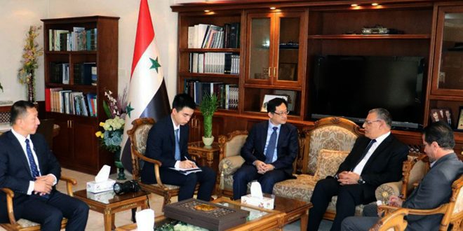 Conversaciones sirio-chinas para desarrollar cooperación en ámbito agrícola e intercambio de productos