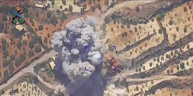 Bombardeos aéreos conjuntos sirio-rusos contra sedes terroristas en Siria (+vídeo)