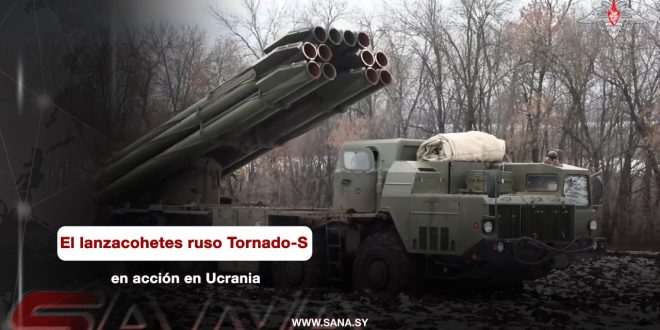 Los lanzacohetes Tornado-S, pesadilla para las tropas ucranianas
