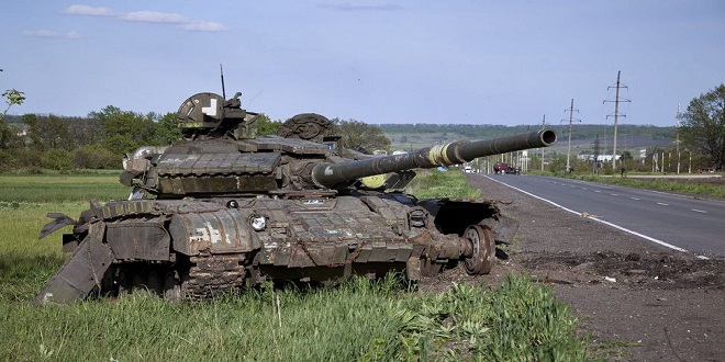 Putin: Los tanques y blindados extranjeros en Ucrania arden "de lo lindo"