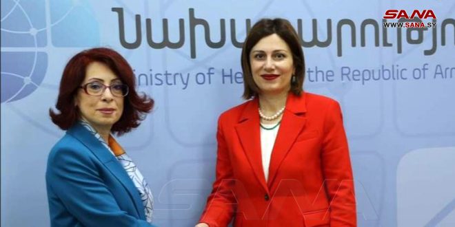 Siria y Armenia examinan cooperación sanitaria y médica