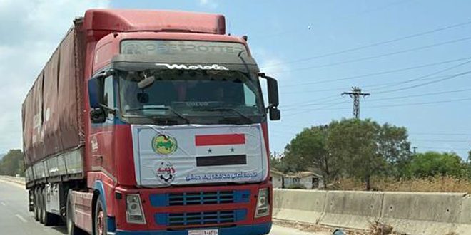Nuevo convoy de ayuda para afectados por terremoto llega a Latakia