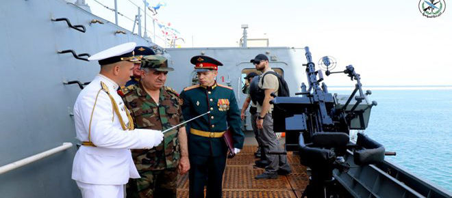 Ministro de Defensa de Siria participa en celebración del Día de la Marina de Rusia