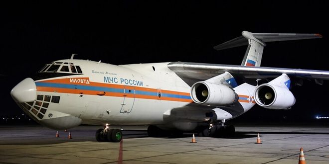 Rusia envía otro avión de ayuda humanitaria a la Franja de Gaza