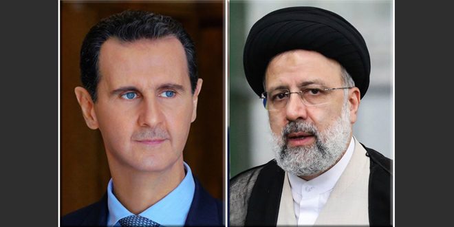 Presidentes de Siria llama a su homólogo iraní y ofrece consolencia por víctimas de ataque israelí