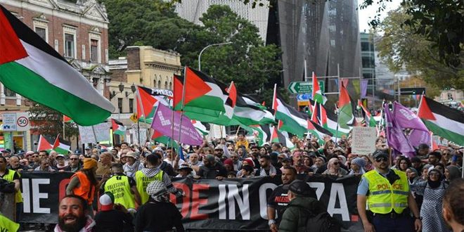 Masivas manifestaciones en el mundo contra la agresión israelí a Gaza
