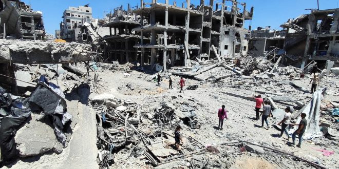 Bombardeos israelíes contra Gaza no cesan en el día 240 de la agresión
