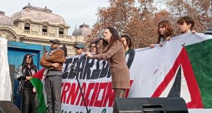 Marchan en Chile para exigir cese del genocidio contra Palestina