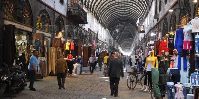 La “Calle Recta”, emblemático lugar del casco antiguo de Damasco