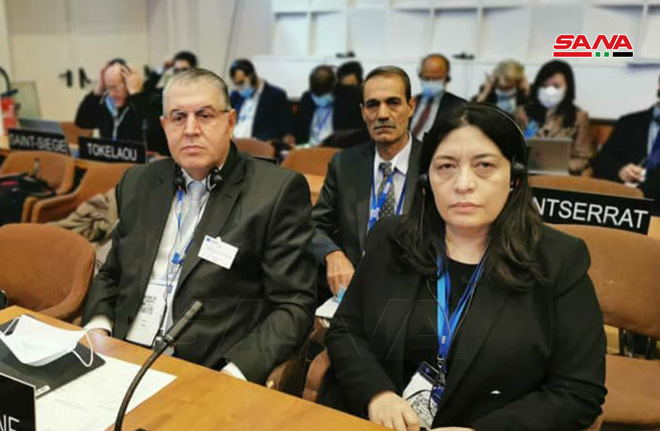 حضور سوریه در کنفرانس یونسکو در پاریس- 11-11-2021