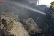 مهار آتش سوزی در انبار پشم در محله مزارب در حماه