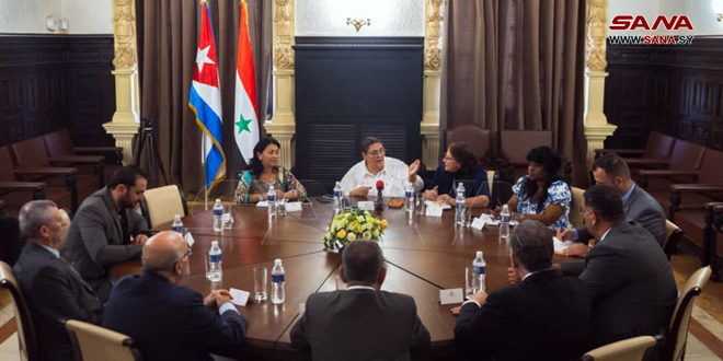 بررسی تقویت روابط پارلمانی میان سوریه و کوبا