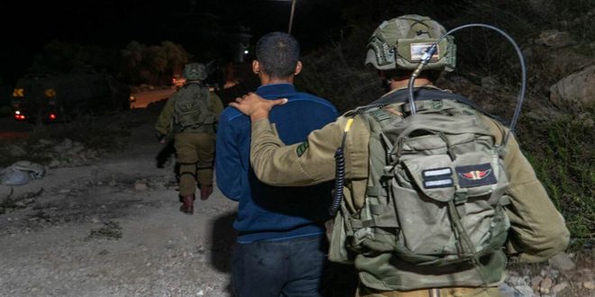بازداشت دو فلسطینی  در کرانه باختری توسط نیروهای اشغالگر اسرائیلی
