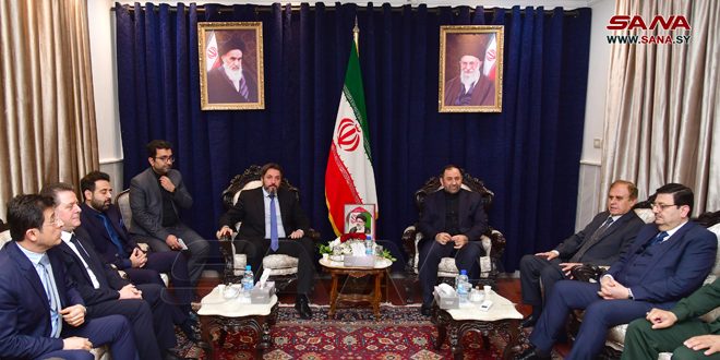 مراسم بزرگداشت شهادت رئیس جمهور ایران و همراهانش در سفارت ایران در دمشق