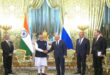 پوتین نخست وزیر هند را به حضور پذیرفت