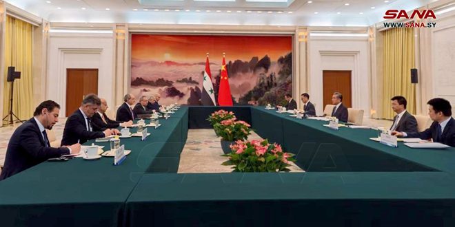 Miqdad examine avec son homologue chinois la consolidation de la coopération bilatérale