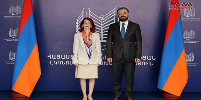 Discussion des préparatifs de la réunion du comité gouvernemental conjoint entre la Syrie et l’Arménie