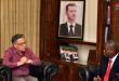אל-מרדיני שוחח עם מנהל ענייני אונר”א בסוריה בהגברת אזורי שיתוף הפעולה