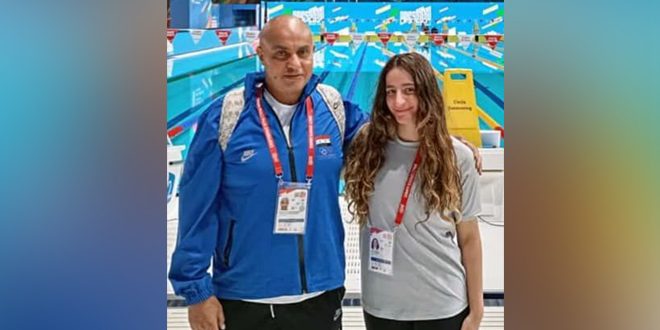 מדליה של ברונזה לסוריה  בתחרות השחייה שהתקיימה במסגרת מחזור משחקי  בריקס