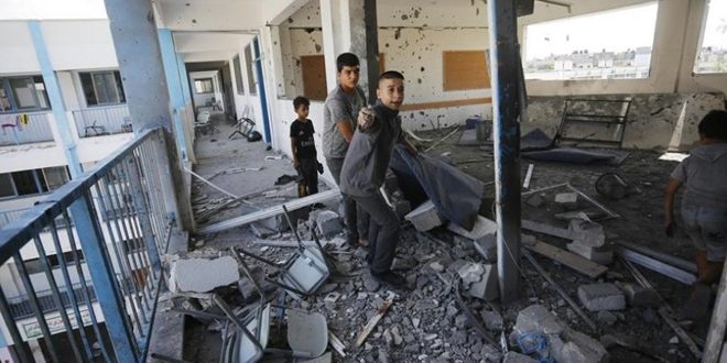 הפרלמנט הערבי: הפגזת בתי הספר ומרכזי הקליטה בעזה הוא המשך למלחמת החורמה