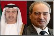 Аль-Мекдад обсудил с министром иностранных дел ОАЭ укрепление отношений между двумя странами