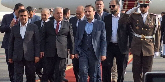 Arnus Başkanlığında Suriyeli Bir Heyet, Pezeşkiyan’ın Göreve Başlama Törenine Katılmak Üzere Tahran’a Geldi